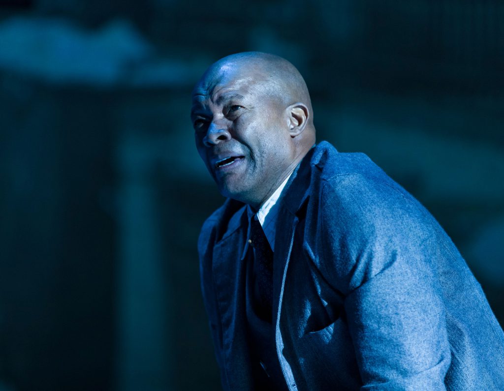 Leon Addison Brown delivers a powerful performance as Joe, a tortured ‘DEATH OF A SALESMAN’ black Willy Loman like-charachter.