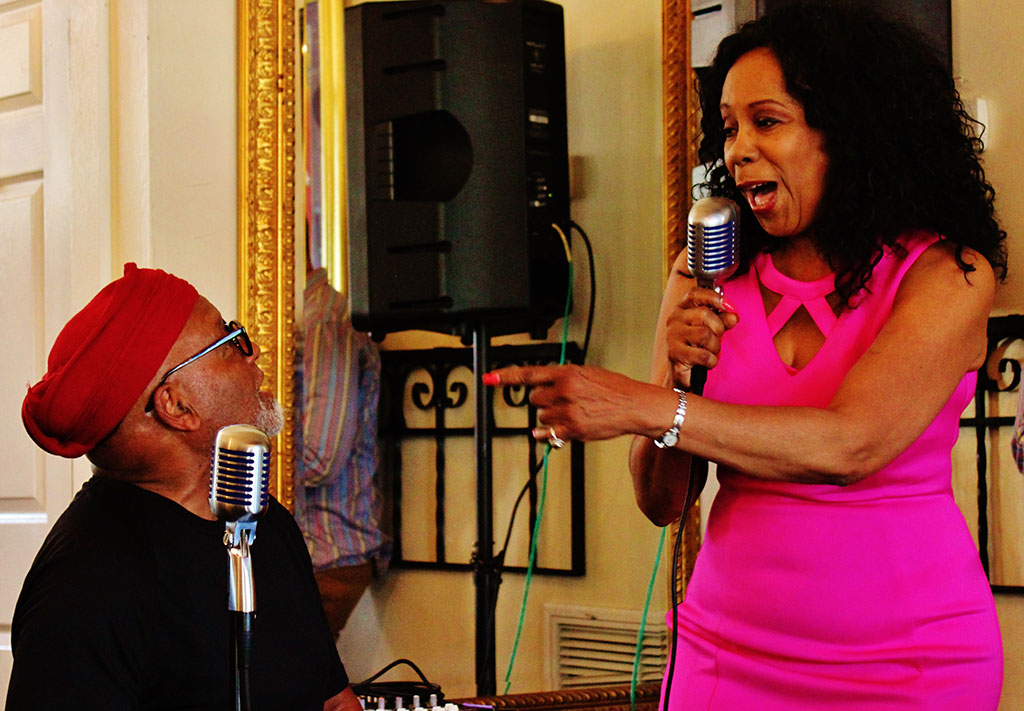 The vibe between these old friends was instantaneous as they demonstrated how the magic of gospel jazz improvisation happens!