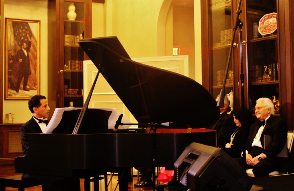 Pascal Salomon performed seven selections as a prelude to the opera performance.