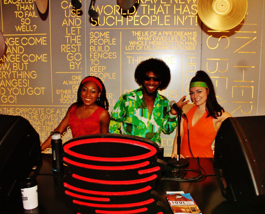 Center Stage total immersion experience with lobby DJ and STAX dancers!